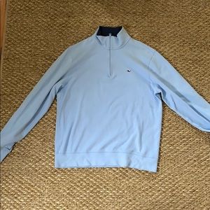 Vineyard Vines blue quarter zip